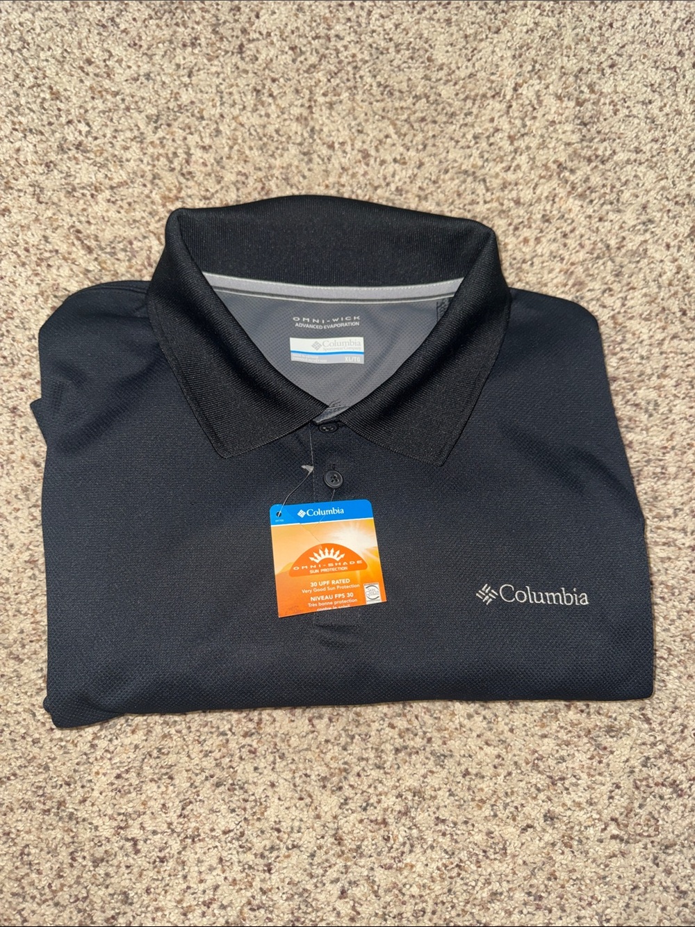 Columbia Men’s Black Polo